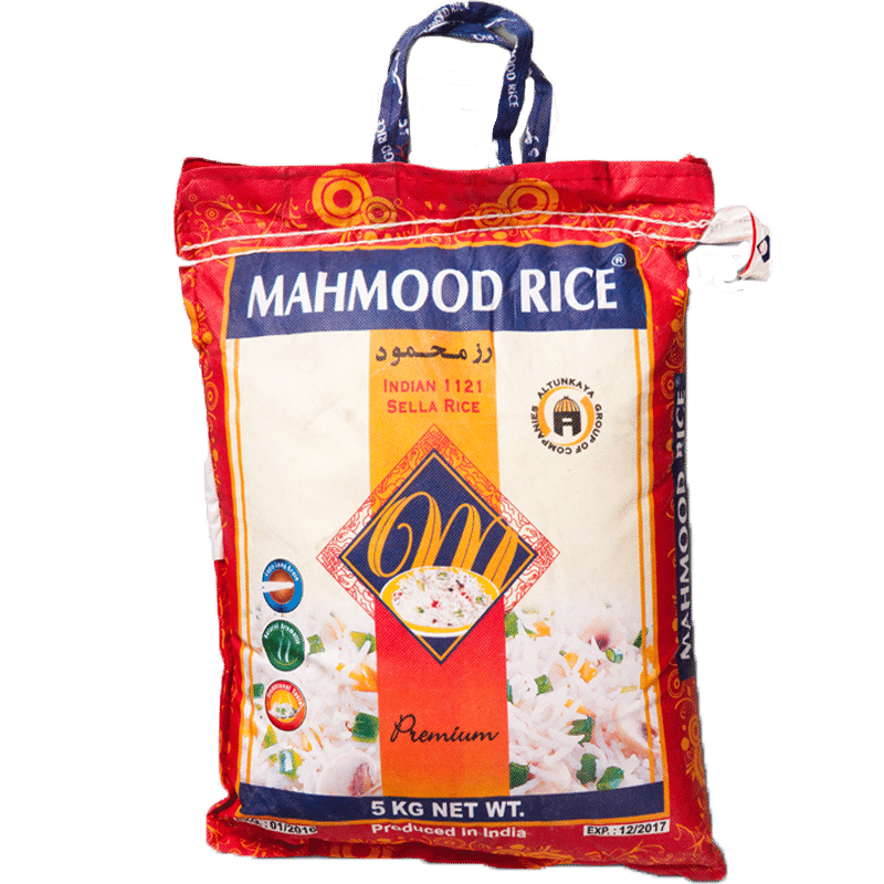 Mahmood Rijst India 1121 Sella 5000g – Alla Marca Food BV